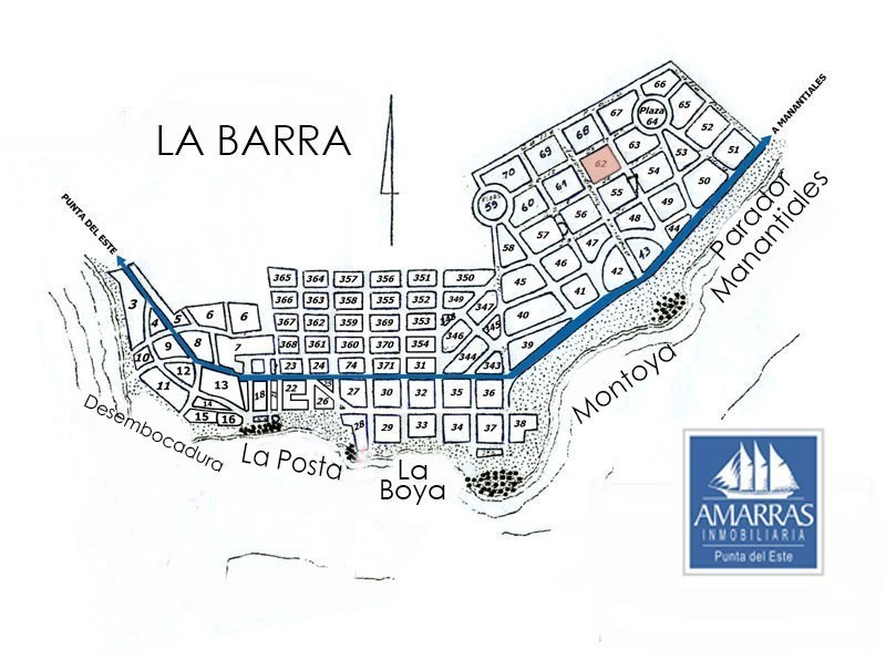 Lote en venta de 600 m2 en Montoya, La Barra.
